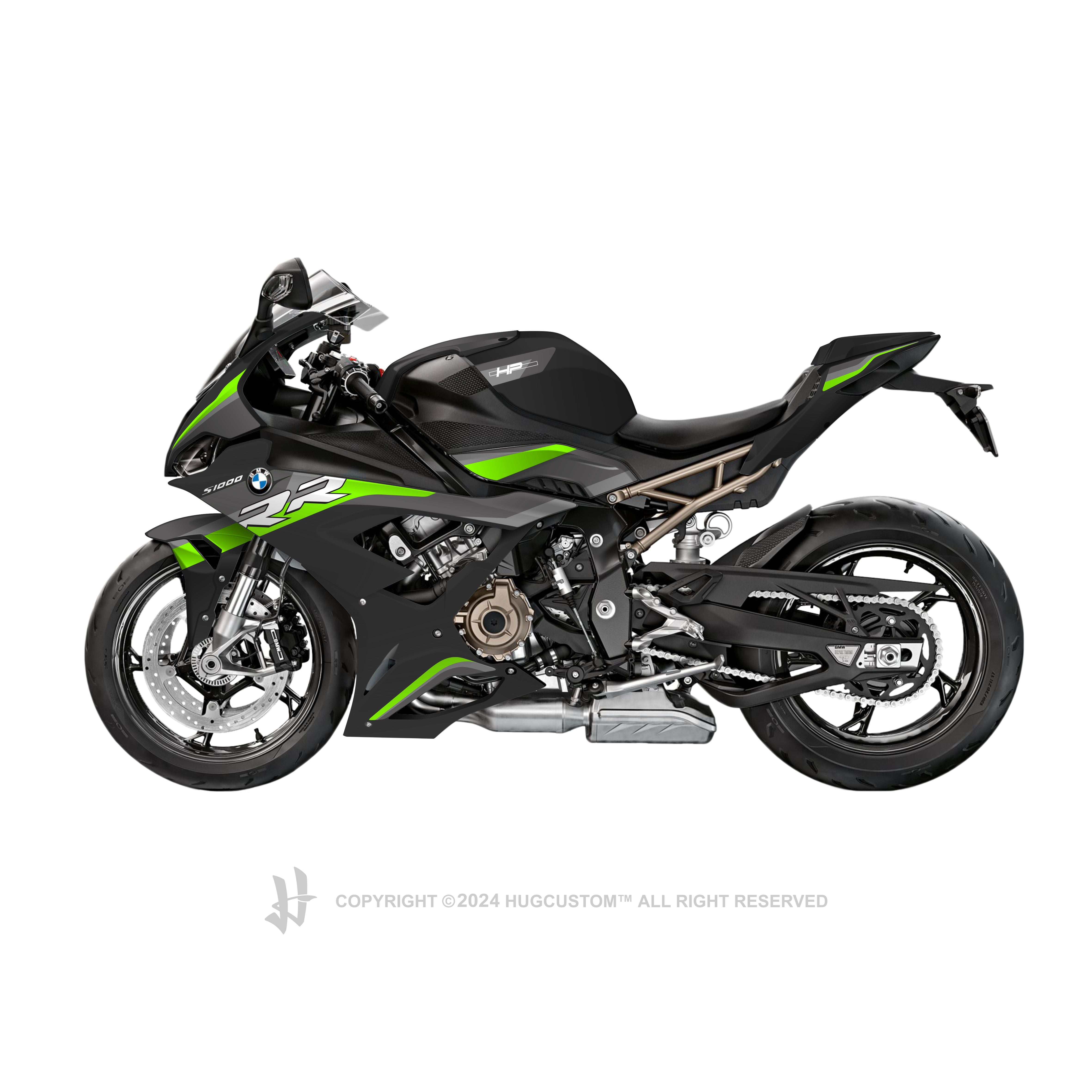 BMW S 1000 RR 2020-2023 Sticker - 'Tri Color' Design - HUGSTICKERCUSTOM