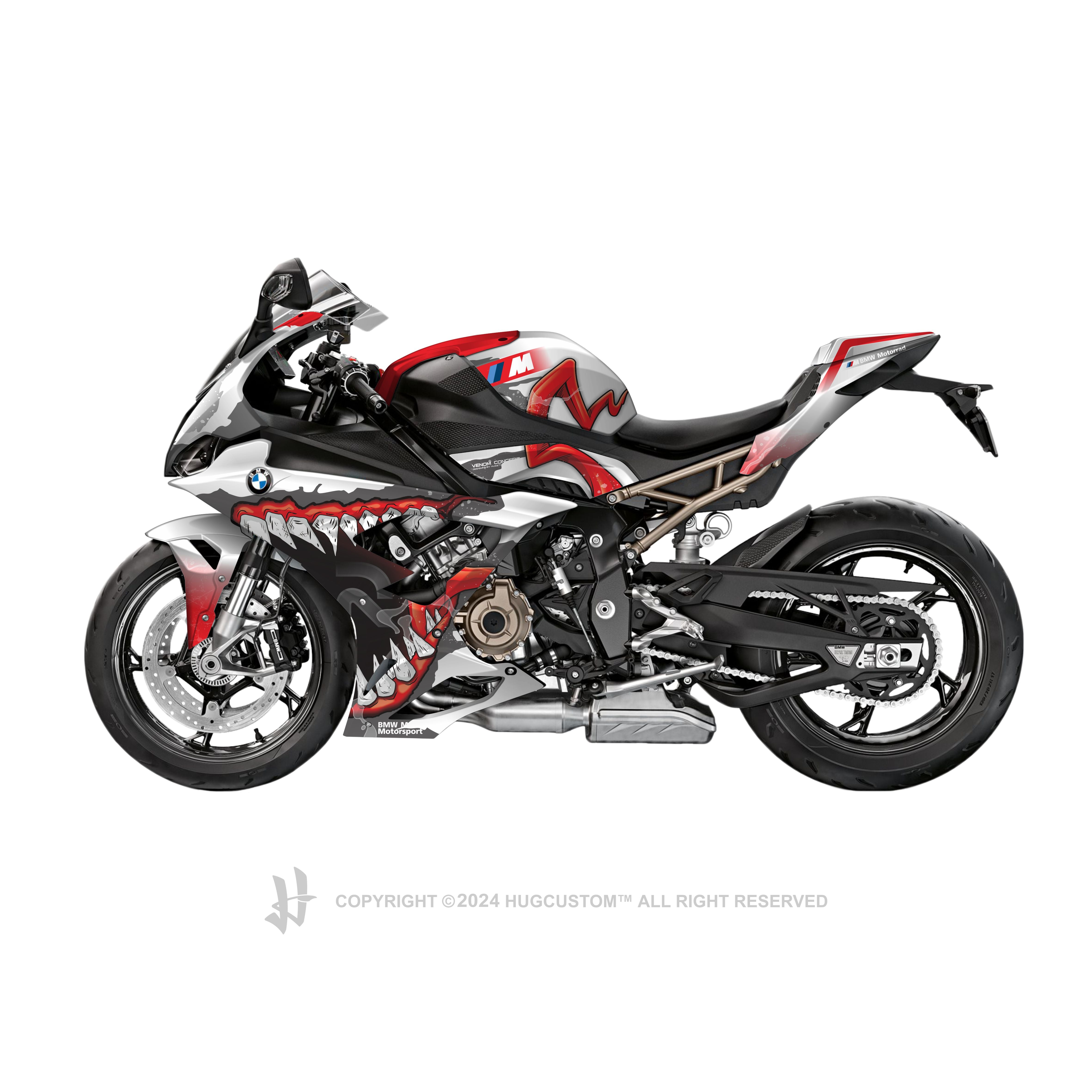 BMW S 1000 RR 2020-2023 Sticker - 'Venom' Design - HUGSTICKERCUSTOM