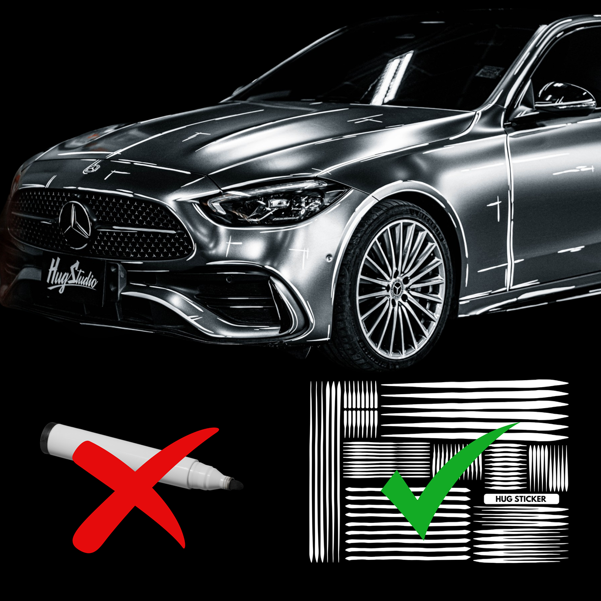 DIY 2D Sticker Kit - HUGSTICKERCUSTOM