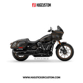HUGCUSTOM Sticker Kit for Cruiser LRST (FXLRST) (2017-2025) - 'Chicano Style' Design - Bronze - HUGSTICKERCUSTOM