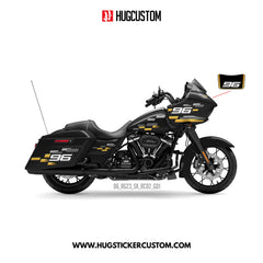 HUGCUSTOM Sticker Kit for Touring RG (FLTRX) (2015-2023) - 'Horizon Speed' Design - HUGSTICKERCUSTOM
