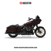 HUGCUSTOM Sticker Kit for Touring RG (FLTRXS/FLTRXST) (2015-2023) - 'Ember Edge' Design - HUGSTICKERCUSTOM