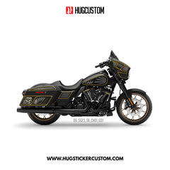 HUGCUSTOM Sticker Kit for Touring SG (FLHXS/FLHXST) (2015-2023) - 'Chicano' Design - HUGSTICKERCUSTOM