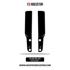 HUGSHIELD Front Fork Cover for Cruiser (FXLRST) 2015-2025 - 'Black' Design - HUGSTICKERCUSTOM