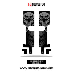 HUGSHIELD Front Fork Cover for Touring RG (FLTRXST) 2015-2025 - 'Eagle' Design - HUGSTICKERCUSTOM