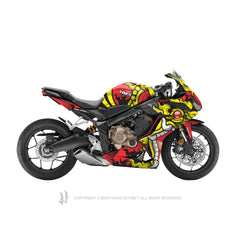 Honda CBR650R 2019-2021 Sticker - 'Yak' Design - HUGSTICKERCUSTOM