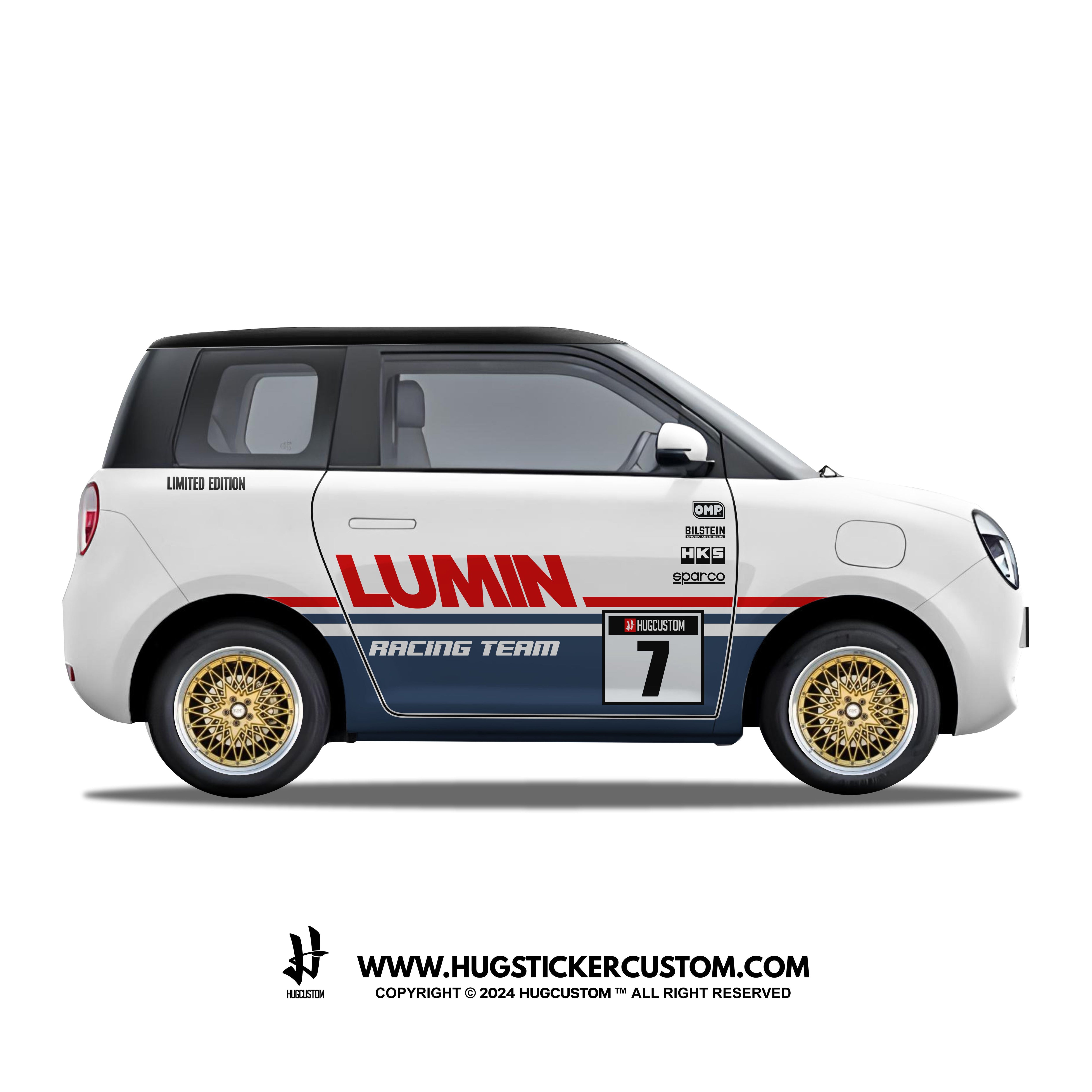 LUMIN Racing Concept "Circuit Royale" Sticker Kit - HUGSTICKERCUSTOM