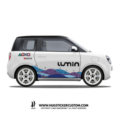 LUMIN Racing Concept "DualPulse" Sticker Kit - HUGSTICKERCUSTOM