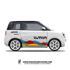 LUMIN Racing Concept "DualPulse" Sticker Kit - HUGSTICKERCUSTOM