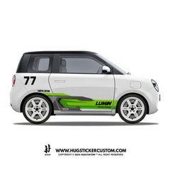 LUMIN Racing Concept "Spectrum Strike" Sticker Kit - HUGSTICKERCUSTOM