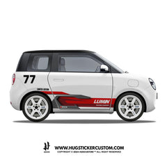 LUMIN Racing Concept "Spectrum Strike" Sticker Kit - HUGSTICKERCUSTOM