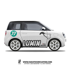 LUMIN Racing Concept "The Hands" Sticker Kit - HUGSTICKERCUSTOM