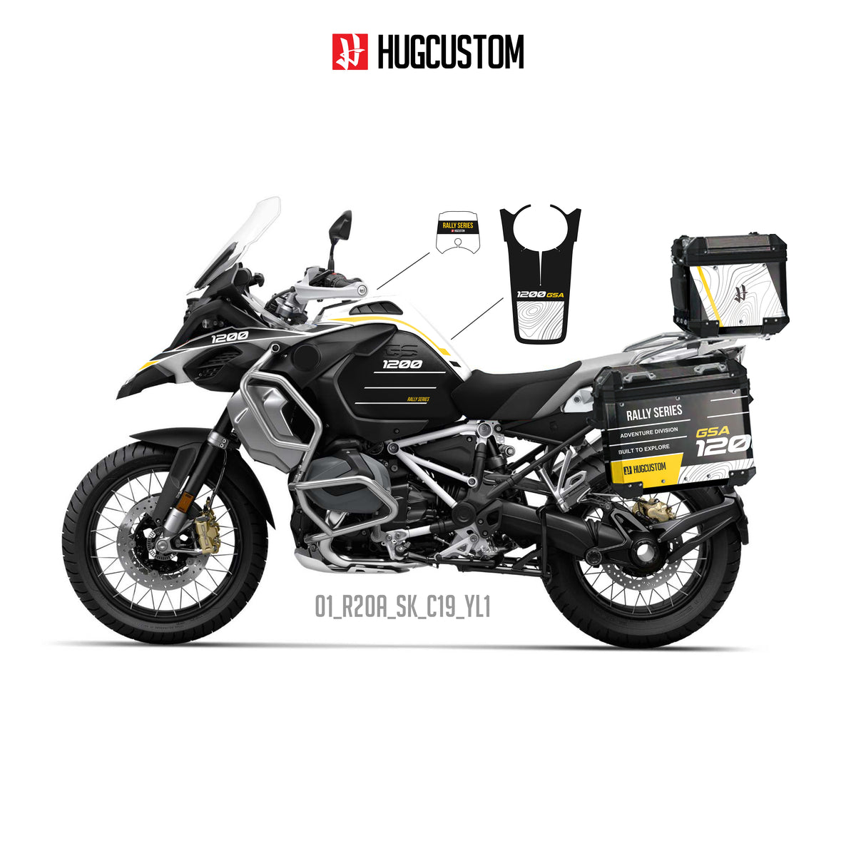 R1200/1250GS Adventure 2014-2025 Sticker Kit – 'Expedition 12' Design