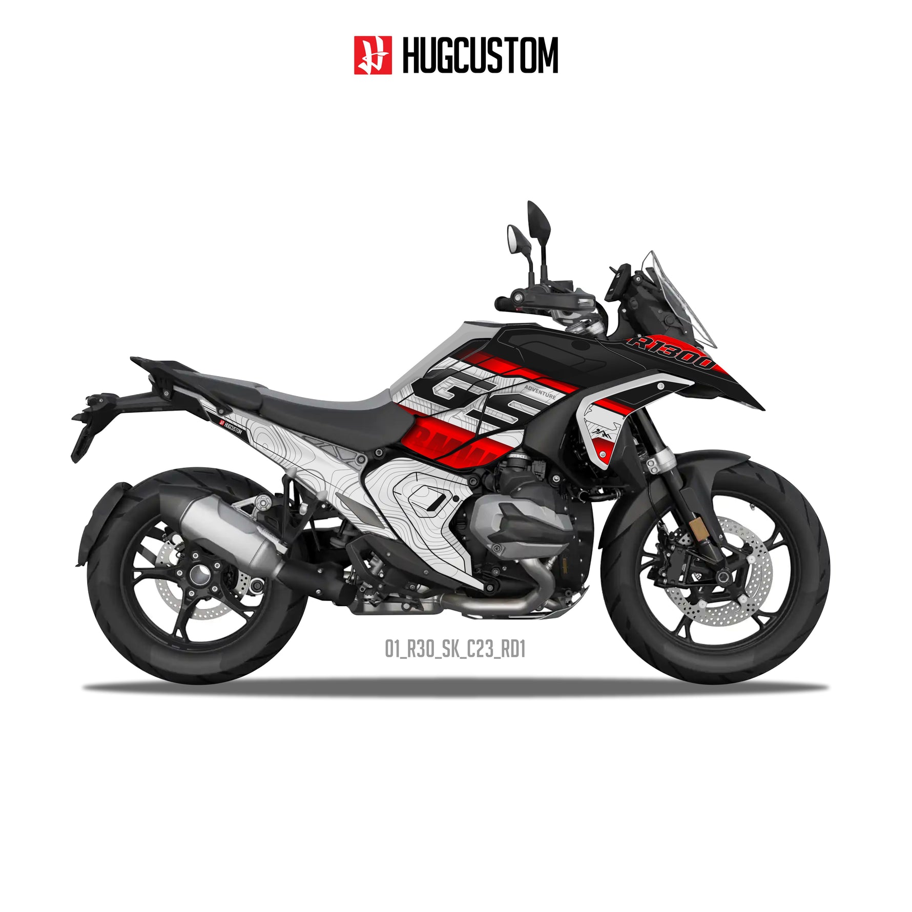 R1300GS 2024-2025 Sticker Kit – 'Atlas Adventure' Design