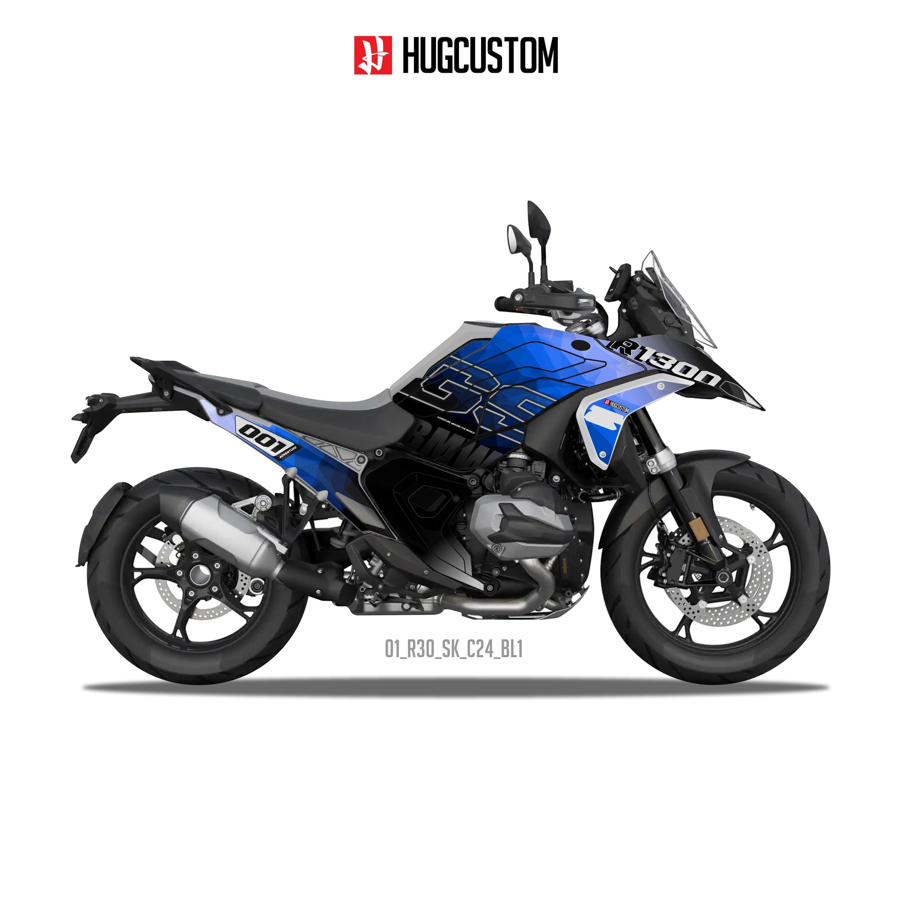 R1300GS 2024-2025 Sticker Kit – 'Prism Strike' Design