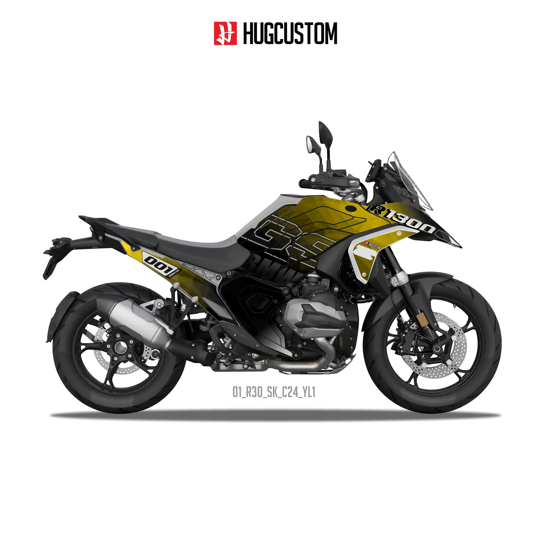 R1300GS 2024-2025 Sticker Kit – 'Prism Strike' Design