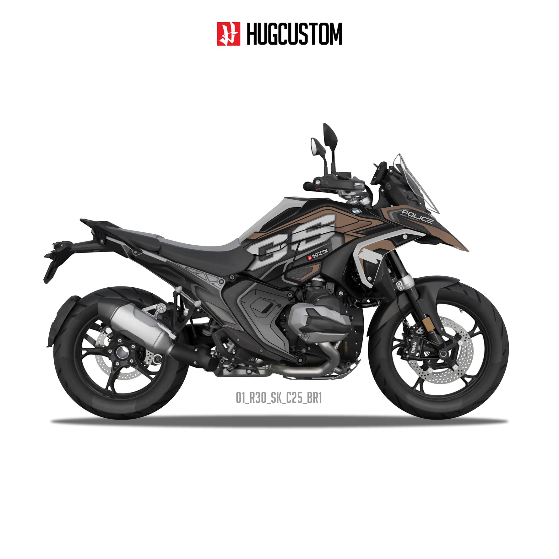 R1300GS 2024-2025 Sticker Kit – 'Tactical Command' Design