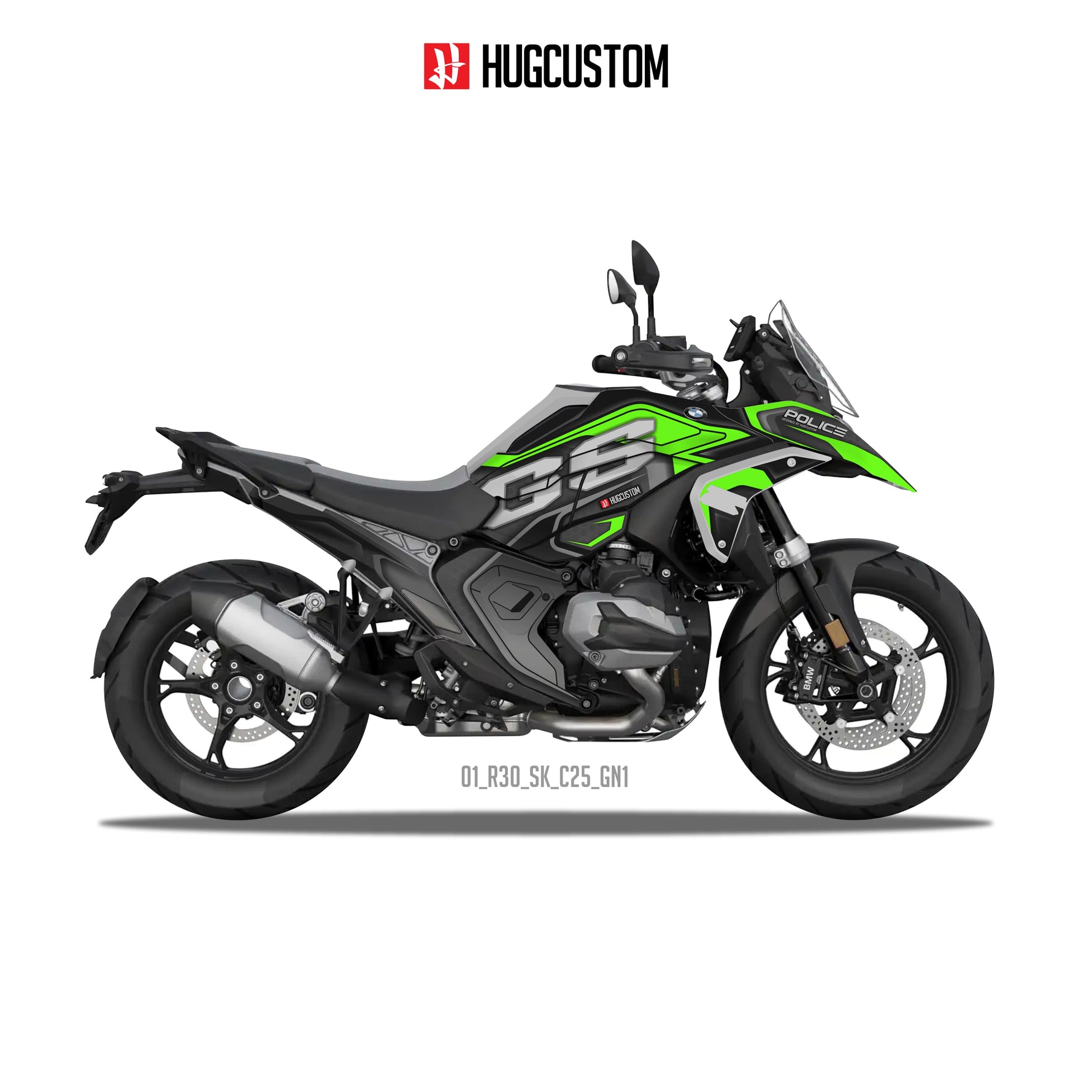 R1300GS 2024-2025 Sticker Kit – 'Tactical Command' Design