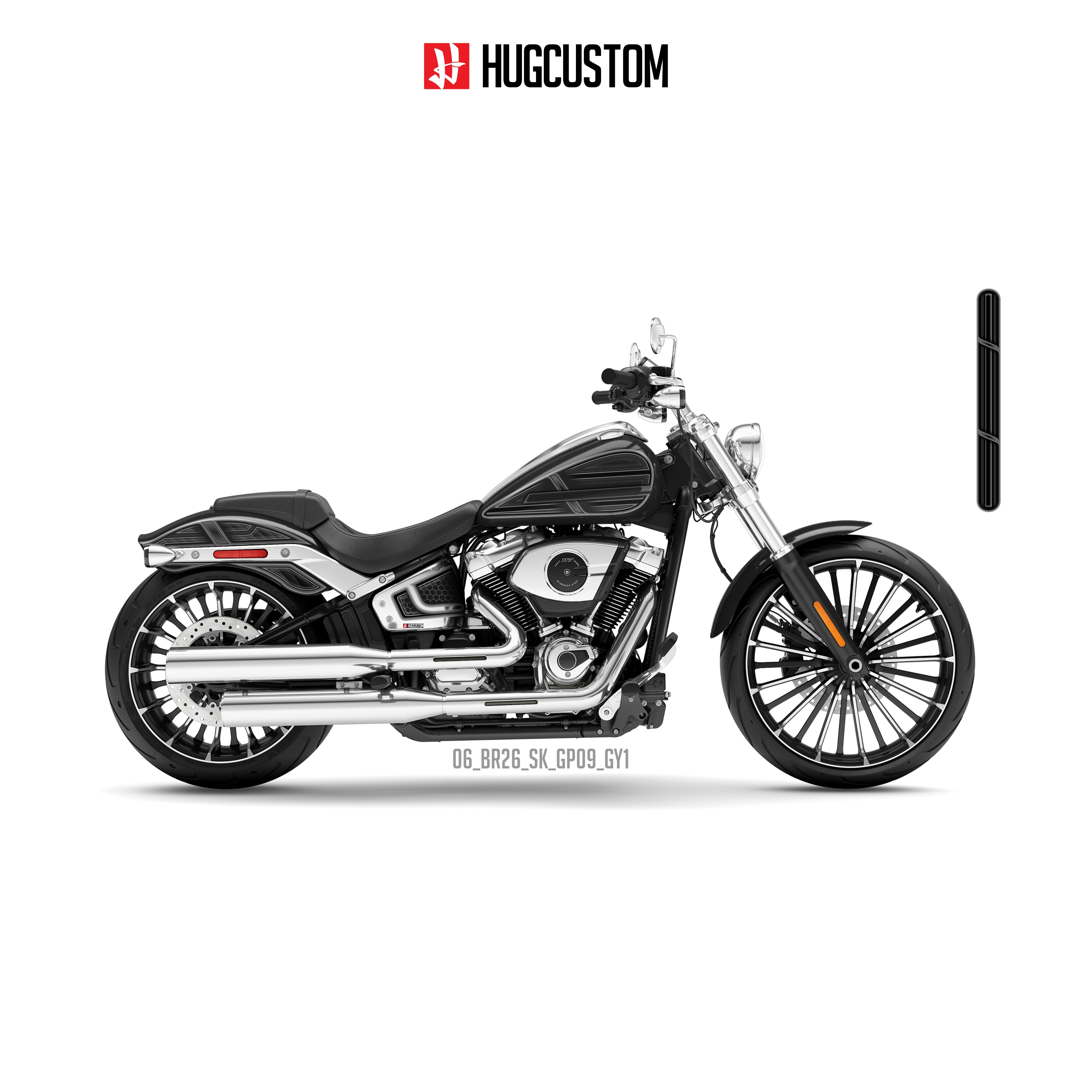 Sticker Kit for Cruiser BR (FXBR) (2024-2026) - 'HiveX' Design