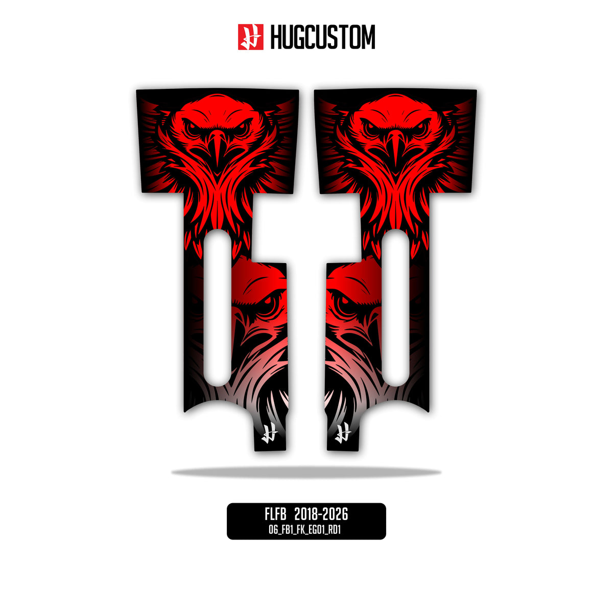 Front Fork Cover for Cruiser (FLFB) 2015-2026 - 'Eagle' Design