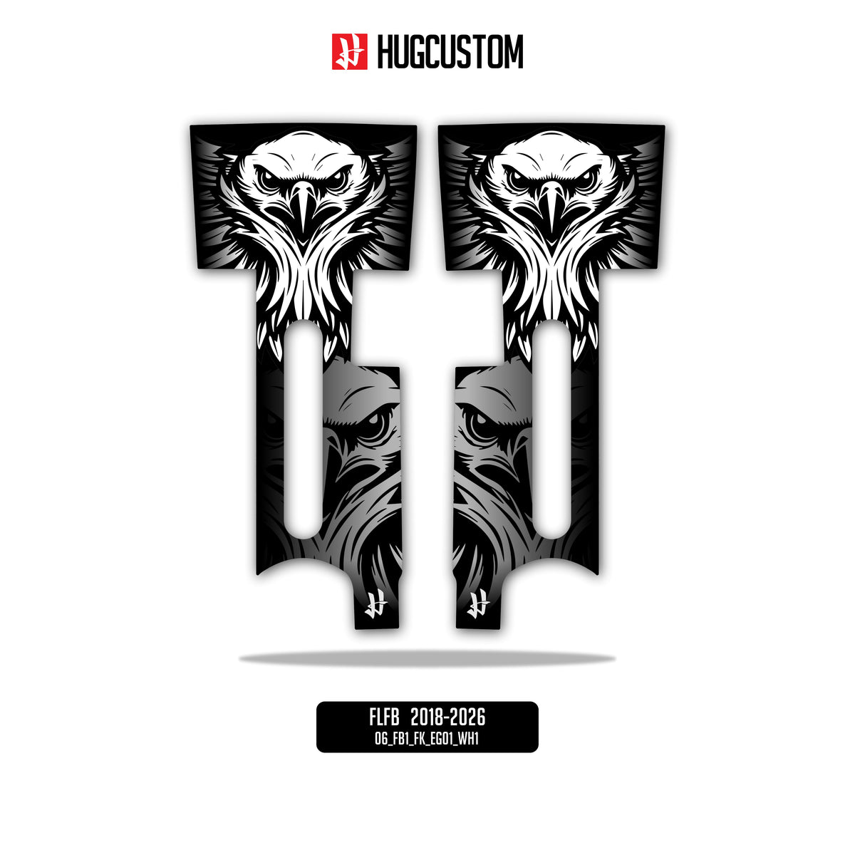 Front Fork Cover for Cruiser (FLFB) 2015-2026 - 'Eagle' Design