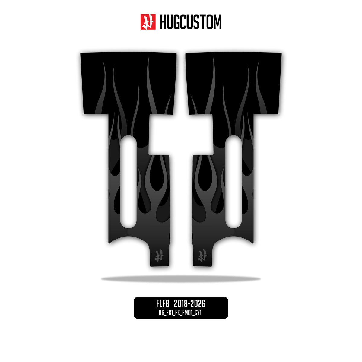 Front Fork Cover for Cruiser (FLFB) 2015-2026 - 'Flame' Design