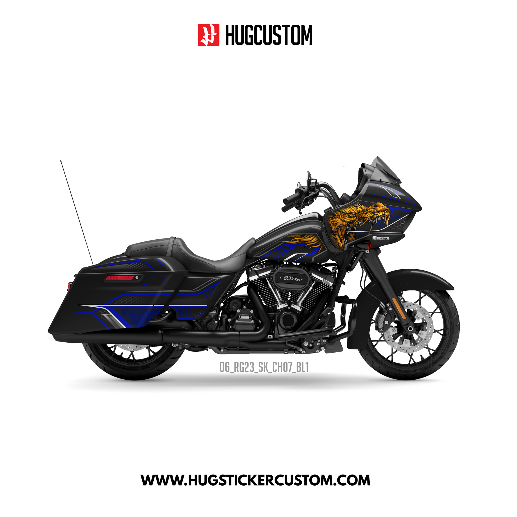 Sticker Kit for Touring RG (FLTRXS/FLTRXST) (2015-2023) - 'Dragon Design