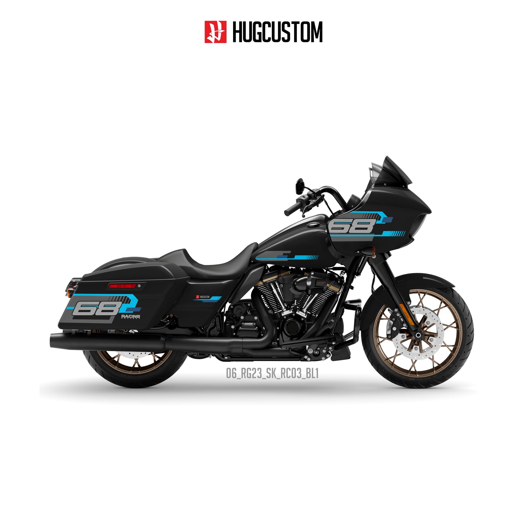 Sticker Kit for Touring RG (FLTRXS/FLTRXST) (2015-2023) - 'Horizon Speed V.2' Design