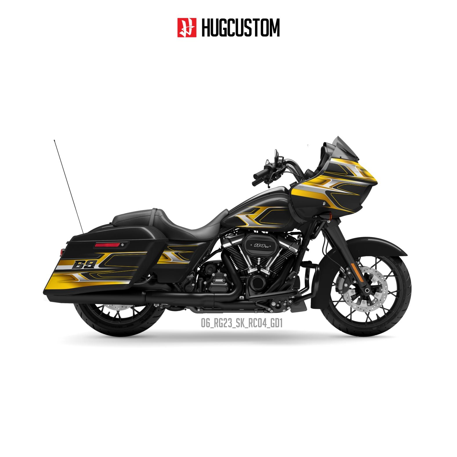 Sticker Kit for Touring RG (FLTRXS/FLTRXST) (2015-2023) - 'Spectre' Design