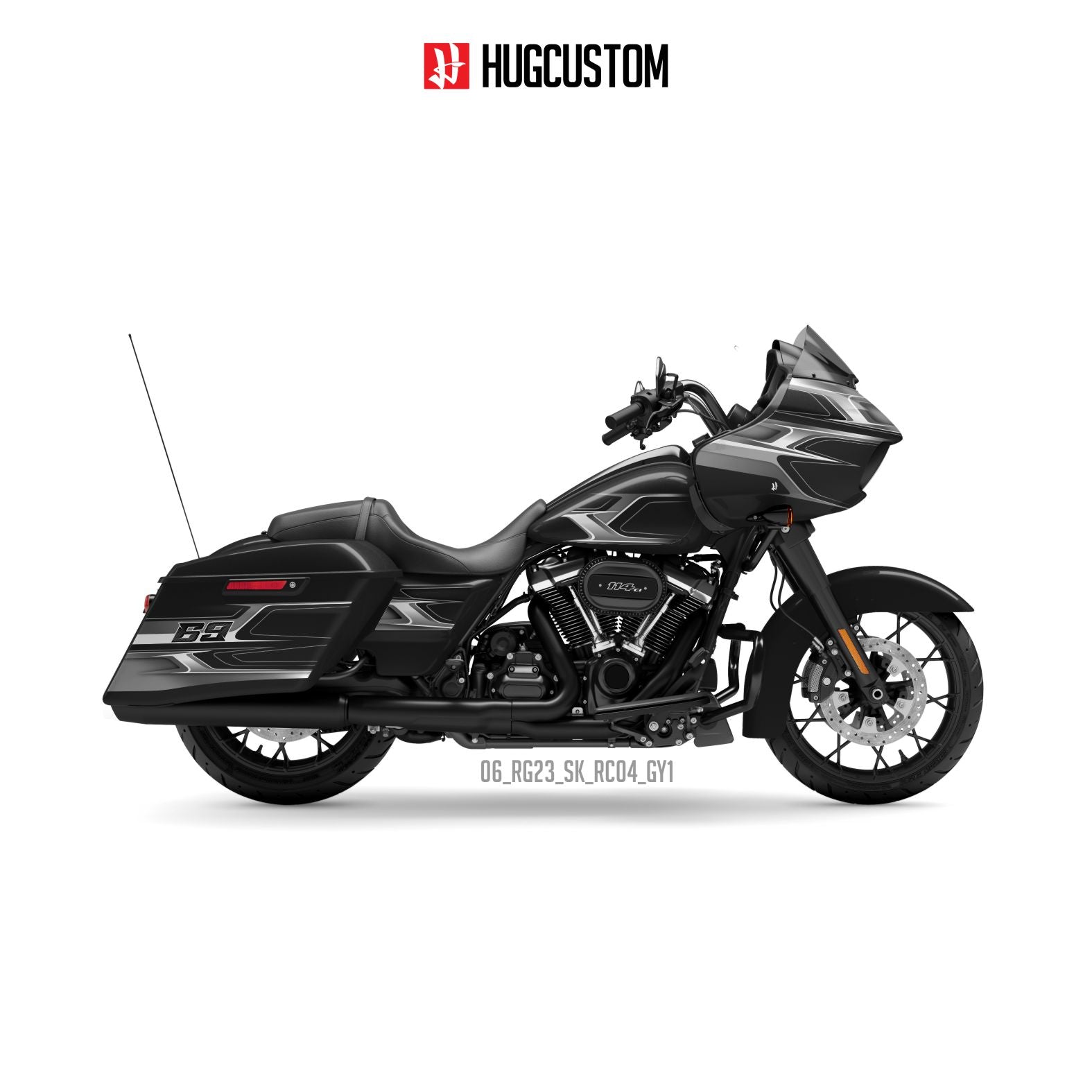 Sticker Kit for Touring RG (FLTRXS/FLTRXST) (2015-2023) - 'Spectre' Design