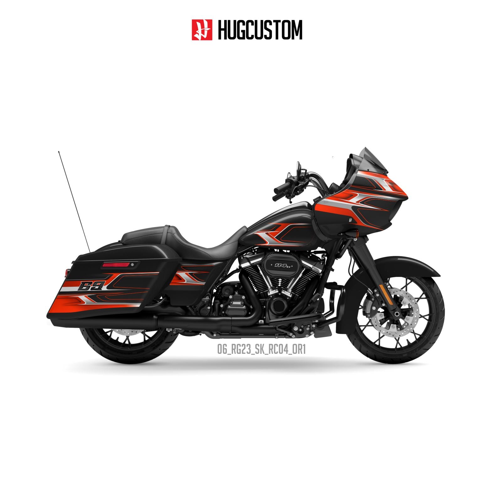 Sticker Kit for Touring RG (FLTRXS/FLTRXST) (2015-2023) - 'Spectre' Design