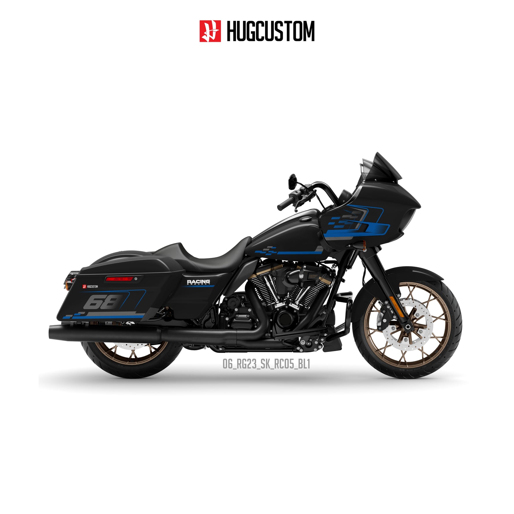Sticker Kit for Touring RG (FLTRXS/FLTRXST) (2015-2023) - 'Velocity' Design