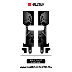 HUGSHIELD Front Fork Cover for Touring RG (FLTRXST) 2015-2025 - 'Skull' Design