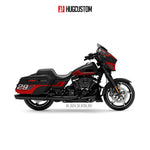 Sticker Kit for Touring SG (FLHX) (2024-2026) - 'White Ash' Design