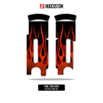 Front Fork Cover for Cruiser (FXBB) 2015-2026 - 'Flame' Design
