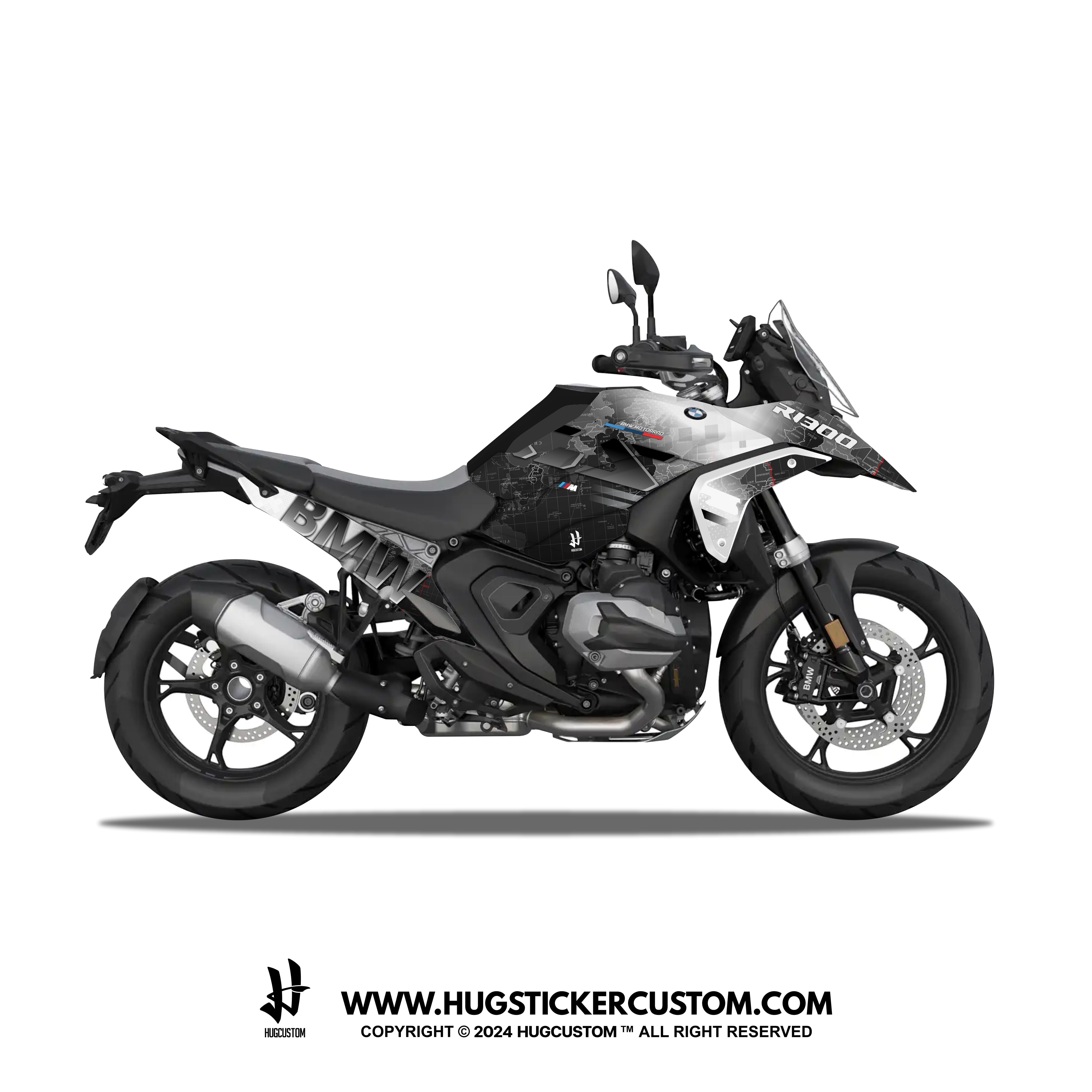BMW R 1300 GS 2024 Sticker – 'BMW Concept' Design - HUGSTICKERCUSTOM 