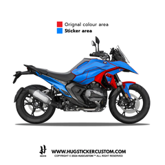 BMW R 1300 GS 2024 Sticker – 'BMW Concept' Design - HUGSTICKERCUSTOM 