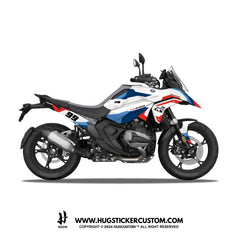 BMW R 1300 GS 2024 Sticker – 'M Concept' Design - HUGSTICKERCUSTOM 