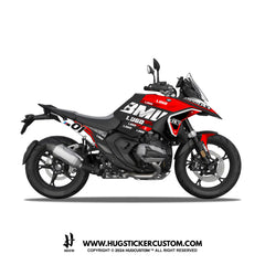 BMW R 1300 GS 2024 Sticker – 'Racing' Design - HUGSTICKERCUSTOM 