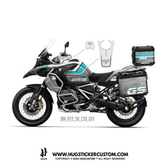 BMW R1200/1250 GS & GS Adventure Sticker – 'Adventure' Design - HUGSTICKERCUSTOM 
