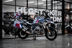 BMW R1200/1250 GS & GS Adventure Sticker – 'BK Black' Design - HUGSTICKERCUSTOM 