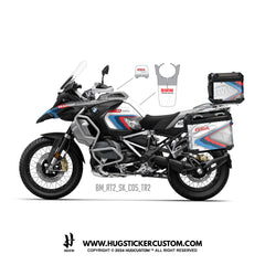 BMW R1200/1250 GS & GS Adventure Sticker – 'Mountain' Design - HUGSTICKERCUSTOM 