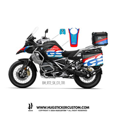 BMW R1200/1250 GS & GS Adventure Sticker – 'Rally' Design - HUGSTICKERCUSTOM 