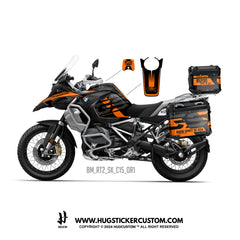 BMW R1200/1250 GS & GS Adventure Sticker – 'Spirit of GS' Design - HUGSTICKERCUSTOM 