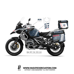 BMW R1200/1250 GS & GS Adventure Sticker – 'Trophy' Design - HUGSTICKERCUSTOM 