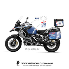 BMW R1200/1250 GS & GS Adventure Sticker – 'Trophy' Design - HUGSTICKERCUSTOM 