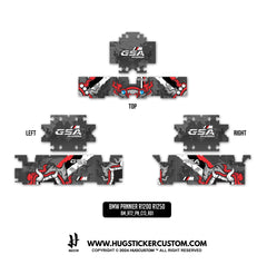 BMW R1200/1250 GS & GS Adventure Sticker – 'Yaks' Design - HUGSTICKERCUSTOM 
