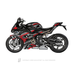 BMW S 1000 RR 2020-2023 Sticker - 'HP' Design - HUGSTICKERCUSTOM 