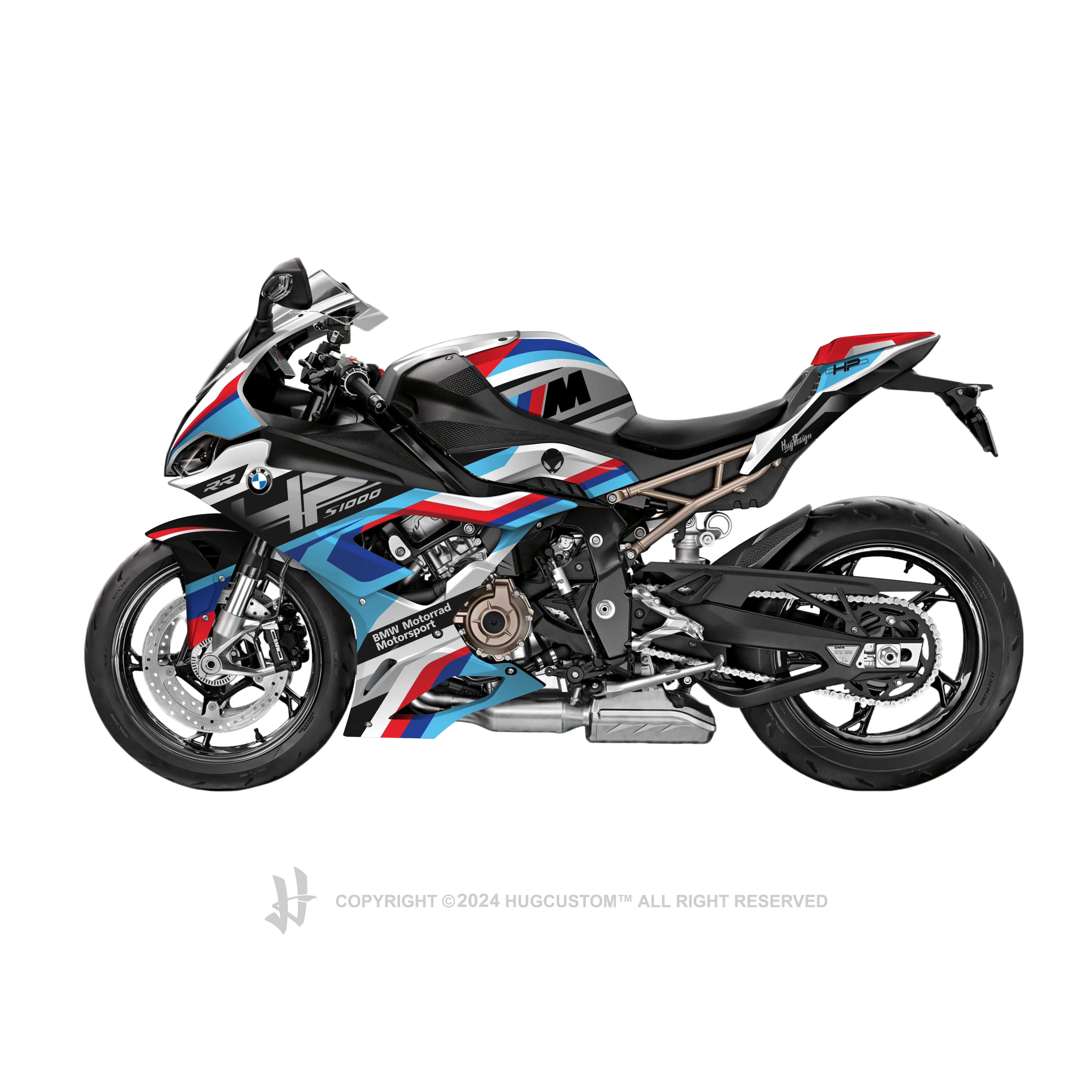 BMW S 1000 RR 2020-2023 Sticker - 'HP' Design - HUGSTICKERCUSTOM 