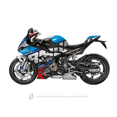 BMW S 1000 RR 2020-2023 Sticker - 'Racing' Design - HUGSTICKERCUSTOM 